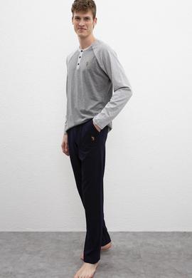 Erkek Gri Pijama - 50223333003