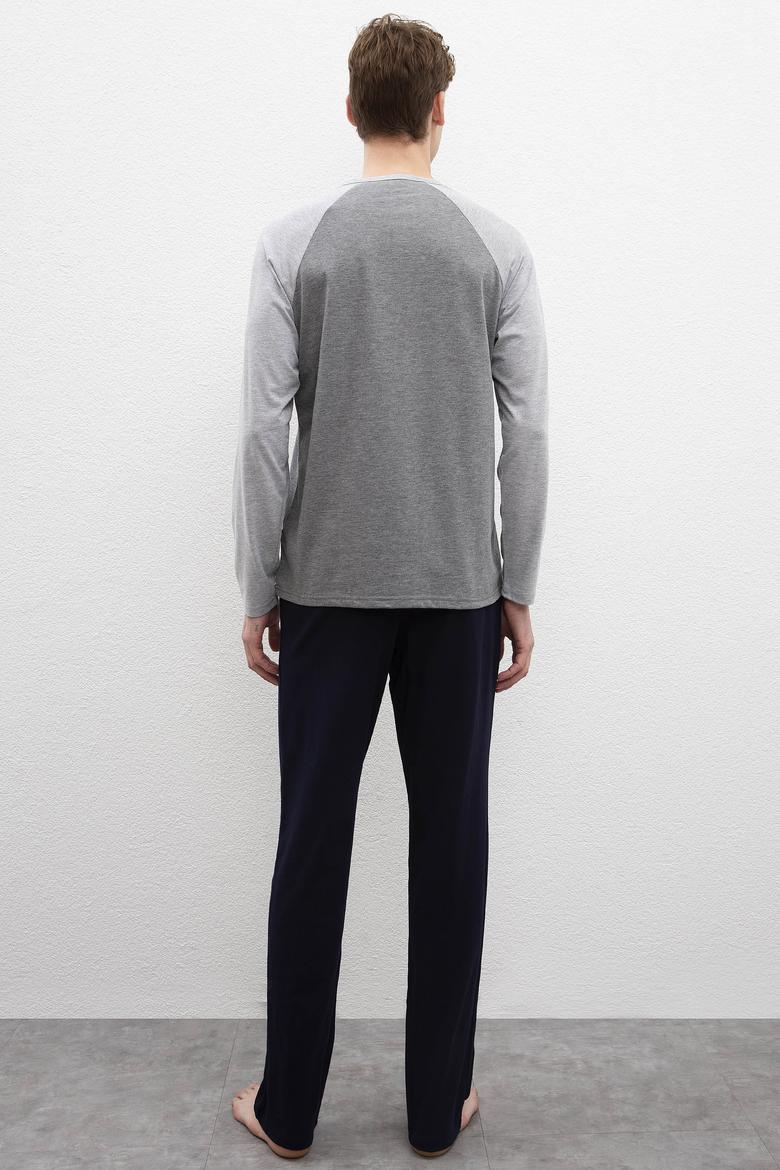 Erkek Gri Pijama - 50223333003