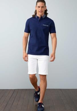 Erkek Lacivert Polo Yaka T-Shirt - 50199773025