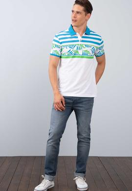 Erkek Elma Yeşili Polo Yaka T-Shirt - 50199964022