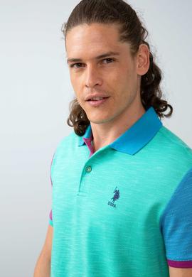 Erkek Elma Yeşili Polo Yaka T-Shirt - 50200033019