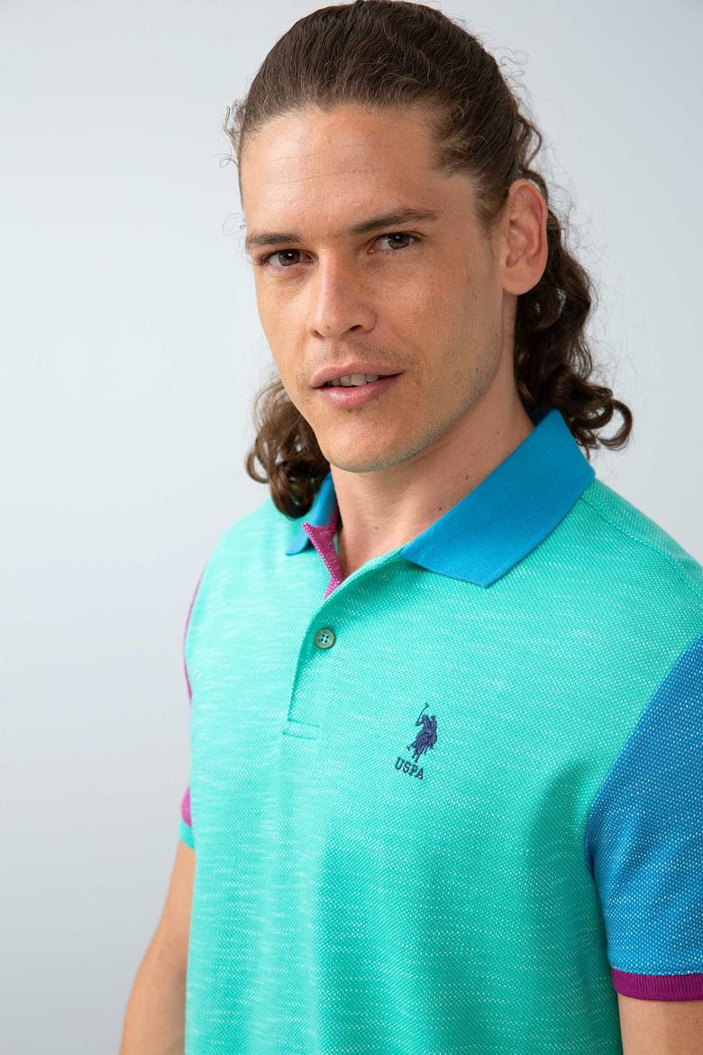 Erkek Elma Yeşili Polo Yaka T-Shirt