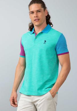 Erkek Elma Yeşili Polo Yaka T-Shirt - 50200033019