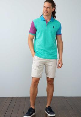 Erkek Elma Yeşili Polo Yaka T-Shirt - 50200033019