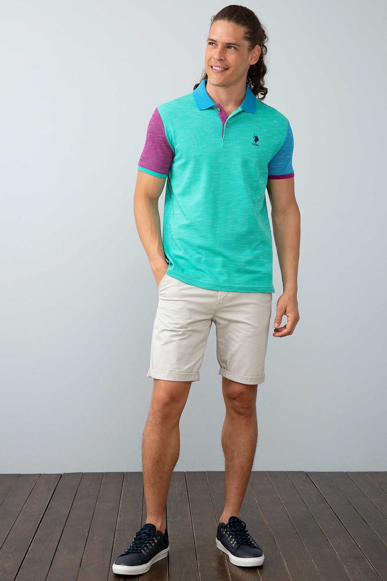 Erkek Elma Yeşili Polo Yaka T-Shirt - 50200033019