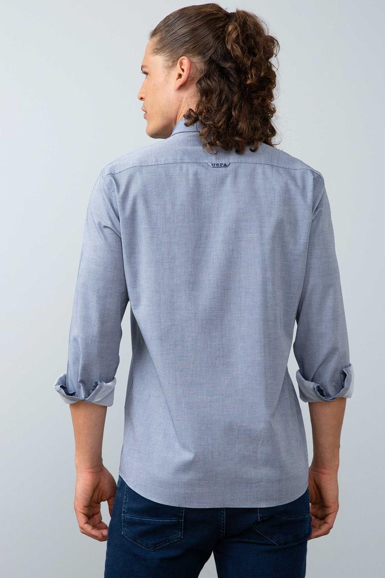 Erkek Lacivert Gömlek Uzunkol Basic - 50200422020