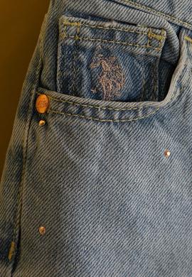 Kız Çocuk Mavi Denim Pantolon - 50203401010