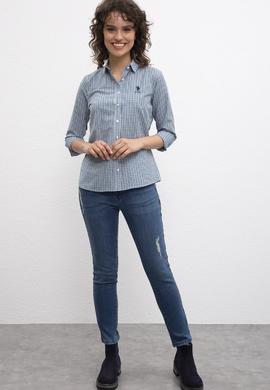 Kadın Mavi Gömlek - 50219981011