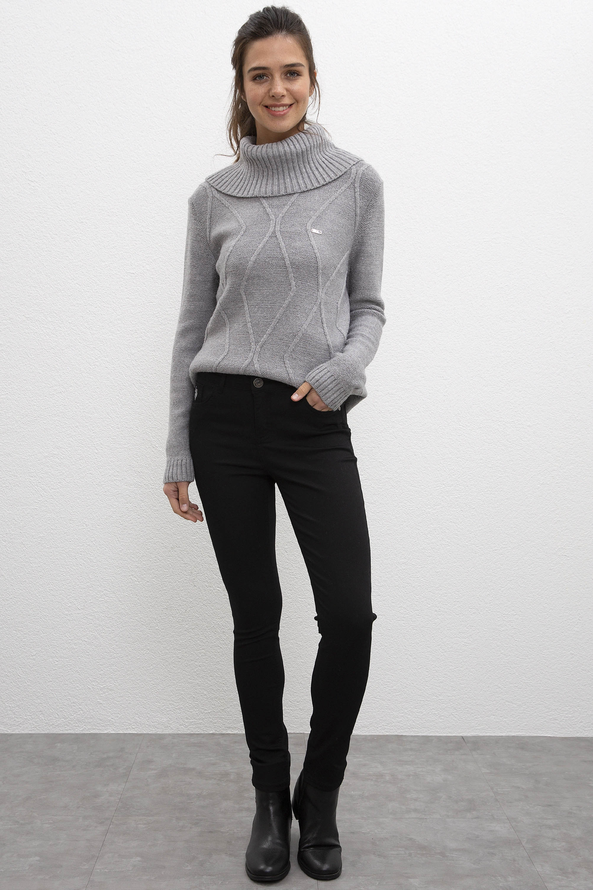 Kadın Siyah Spor Pantolon - Image 1