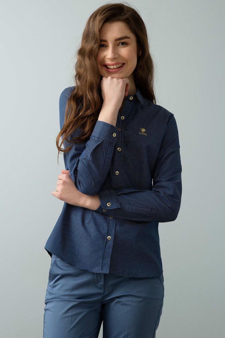 Lacivert Gömlek Uzunkol - 50191910007