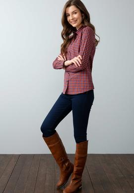 Kırmızı Gömlek Uzunkol - 50192924002