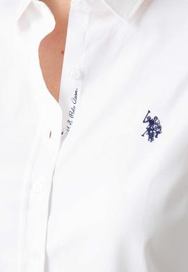 Kadın Beyaz Uzun Kollu Basic Gömlek - 50195068002