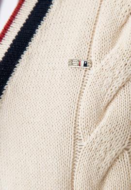 Kadın Beyaz Triko Hırka - 50200300002