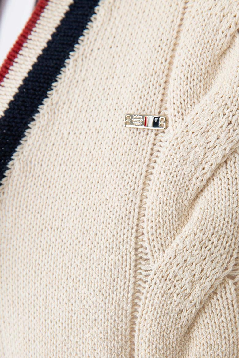 Kadın Beyaz Triko Hırka - 50200300002