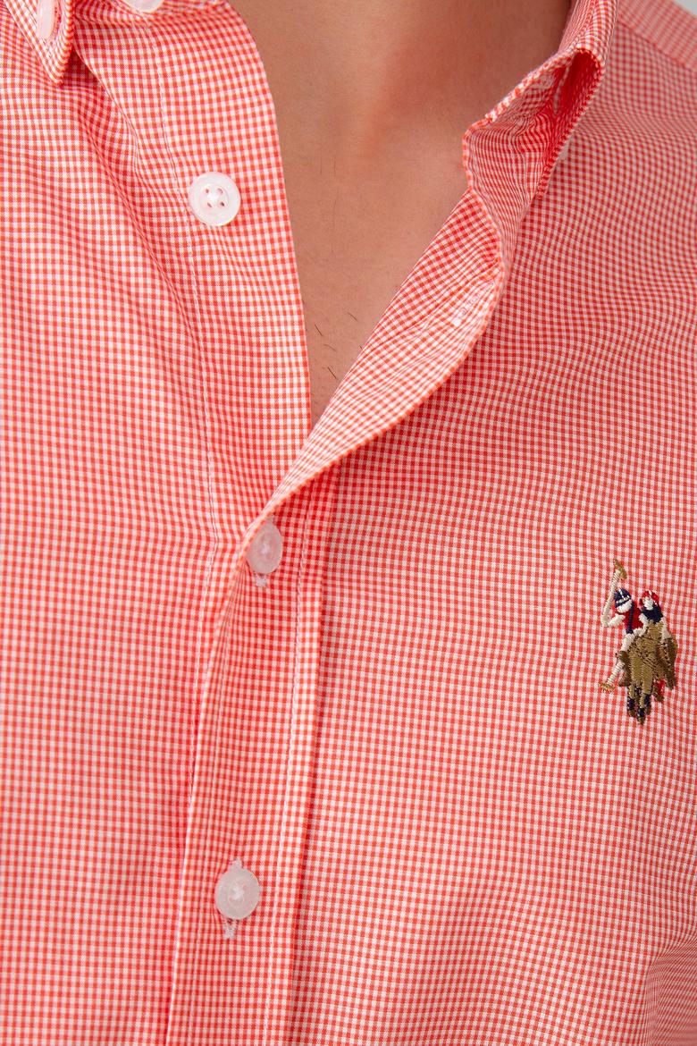 Turuncu Gömlek Uzunkol - 50185658004