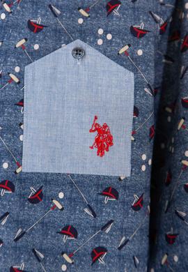 Erkek Çocuk Mavi Gömlek Uzunkol - 50200313003