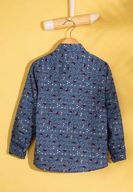 Erkek Çocuk Mavi Gömlek Uzunkol - 50200313003