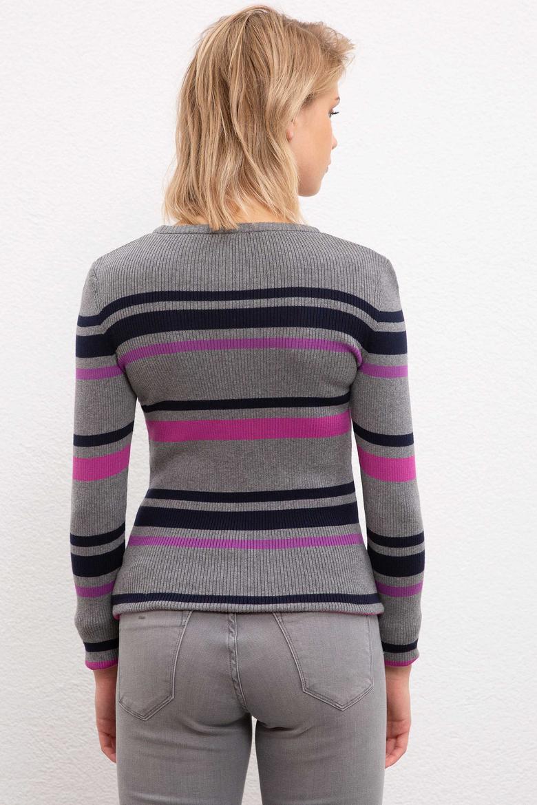 Kadın Gri Kazak - 50205560012