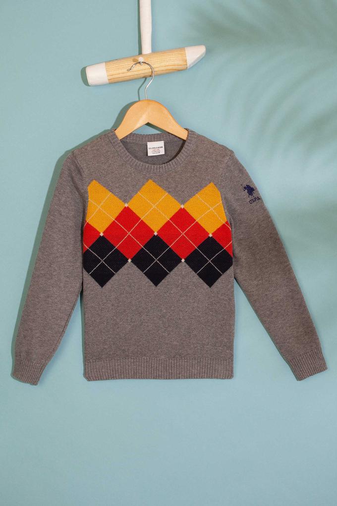 Erkek Çocuk Gri Kazak