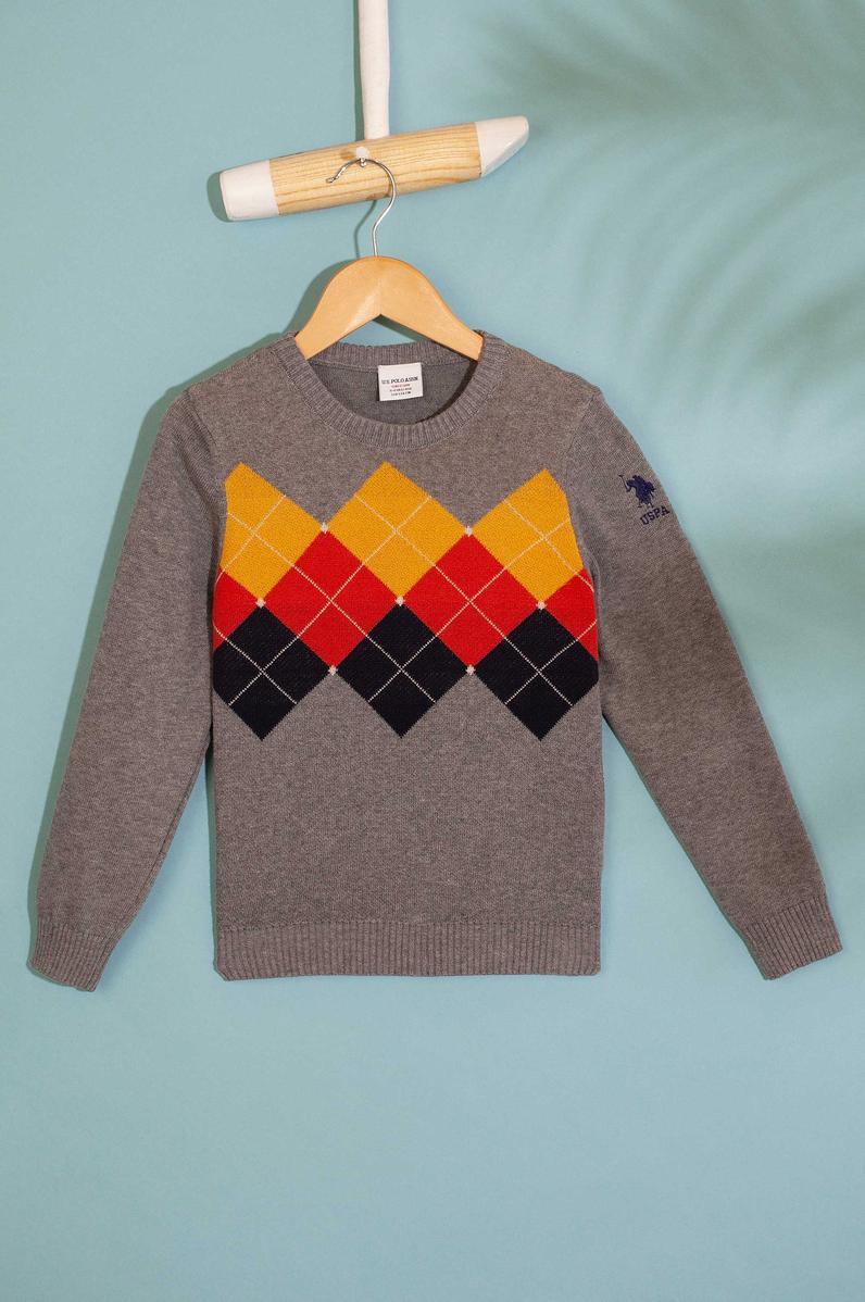 Erkek Çocuk Gri Kazak