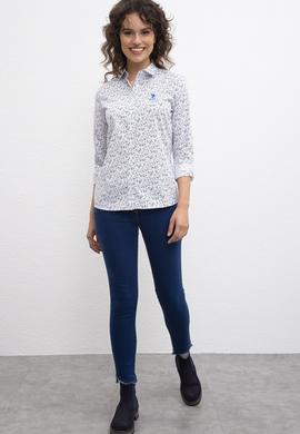 Kadın Mavi Gömlek - 50219984013