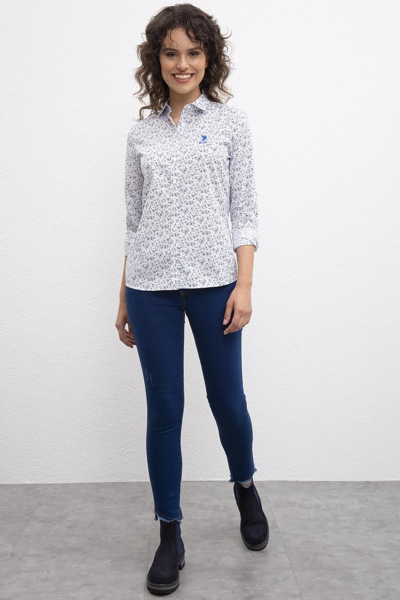 Kadın Mavi Gömlek - 50219984013