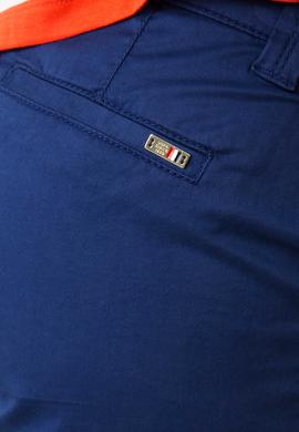 Lacivert Dokuma Bermuda Capri - 50187319006