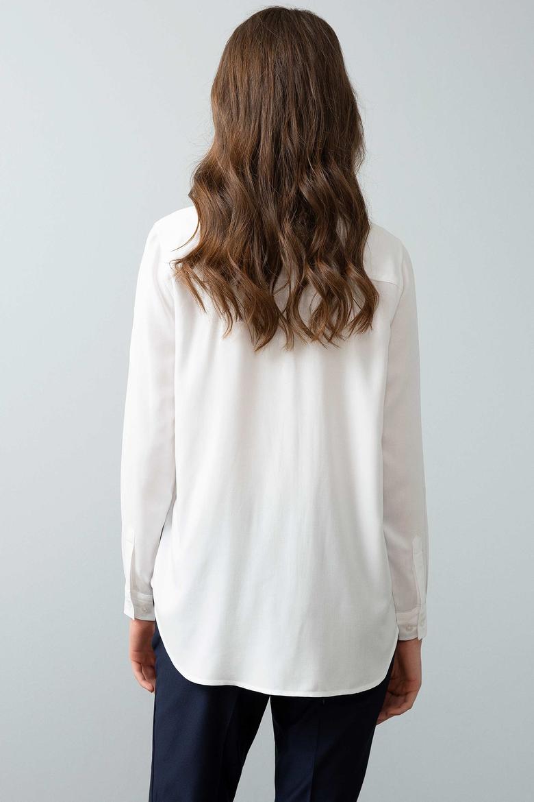 Beyaz Gömlek Uzunkol - 50200450021