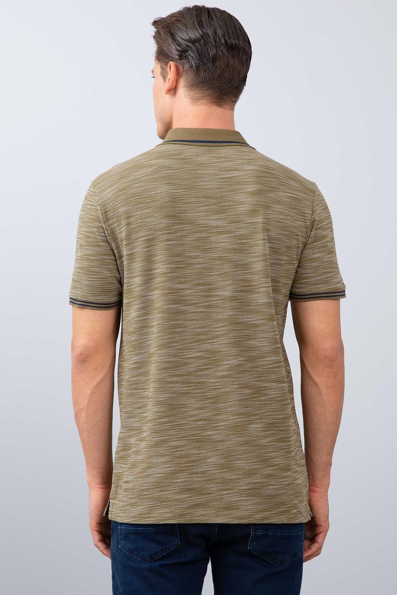 Erkek Haki Polo Yaka T-Shirt - 50205919014