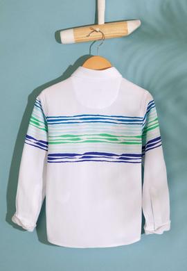 Erkek Çocuk Mavi Gömlek Uzunkol - 50200442014