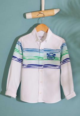 Erkek Çocuk Mavi Gömlek Uzunkol - 50200442014