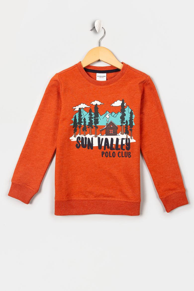 Çocuk Turuncu Sweatshirt
