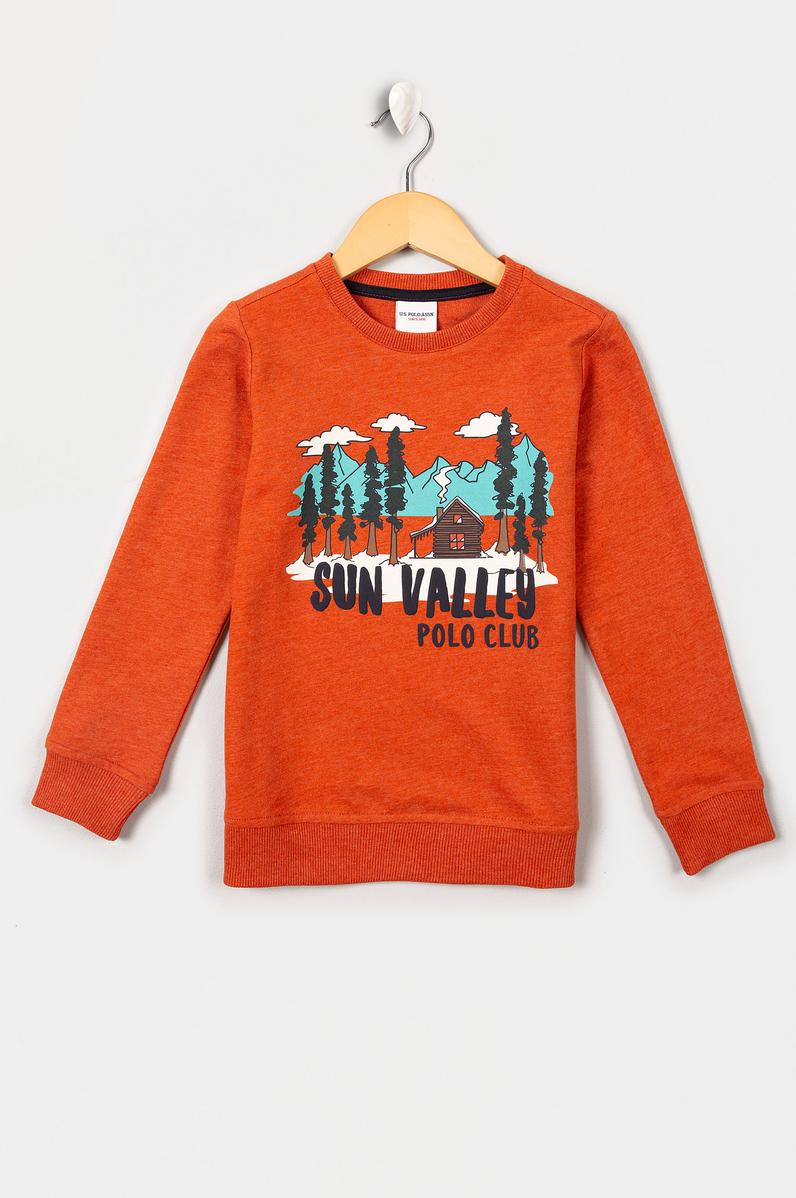 Çocuk Turuncu Sweatshirt