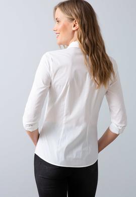 Beyaz Gömlek Uzunkol Basic - 50192577018