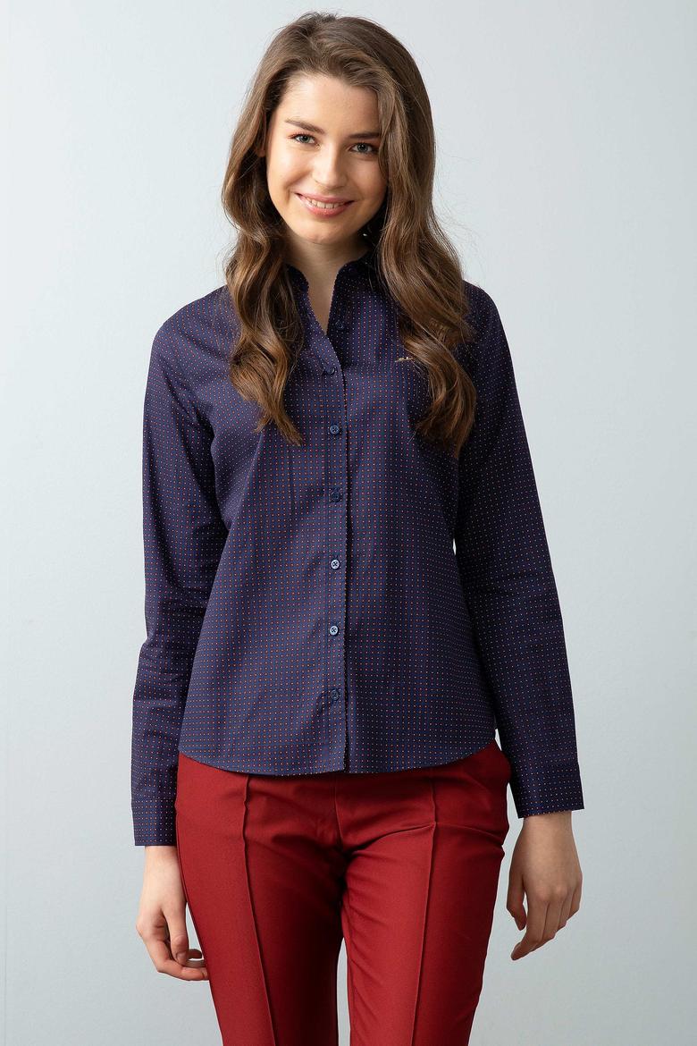 Lacivert Gömlek Uzunkol - 50200785001