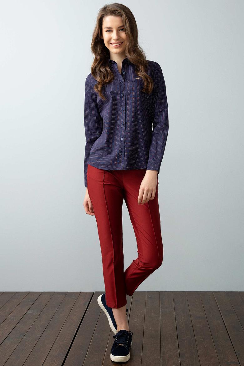 Lacivert Gömlek Uzunkol - 50200785001