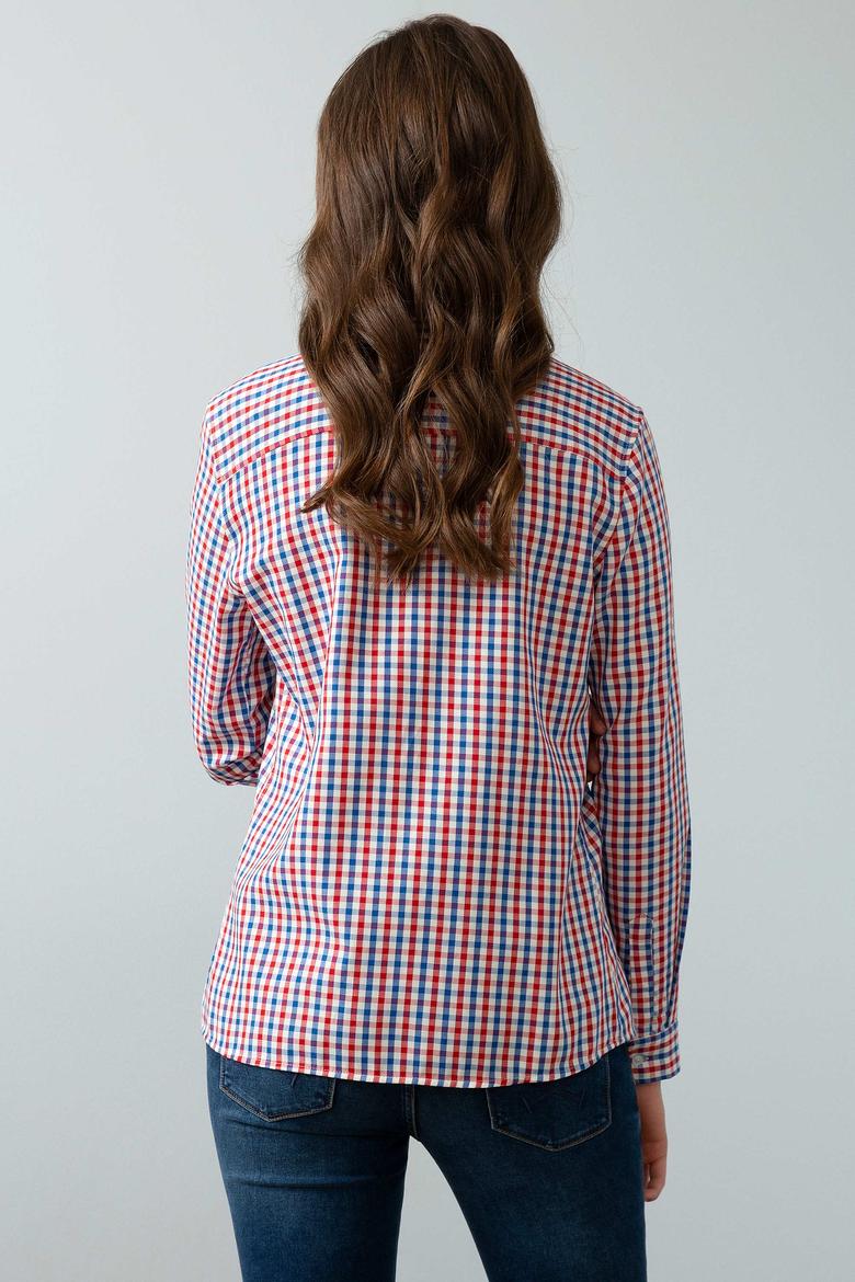 Kırmızı Gömlek Uzunkol - 50200789001