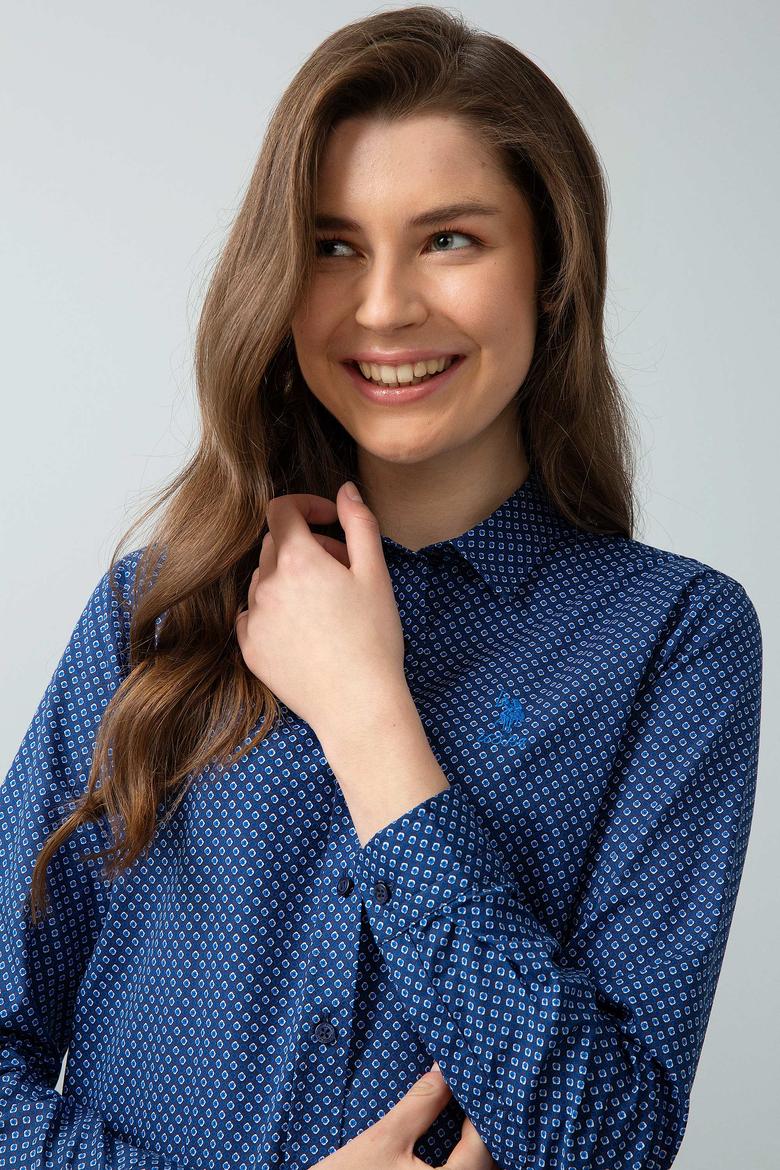 Mavi Gömlek Uzunkol