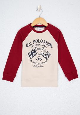 Çocuk Kırmızı Sweatshirt - 50215826037