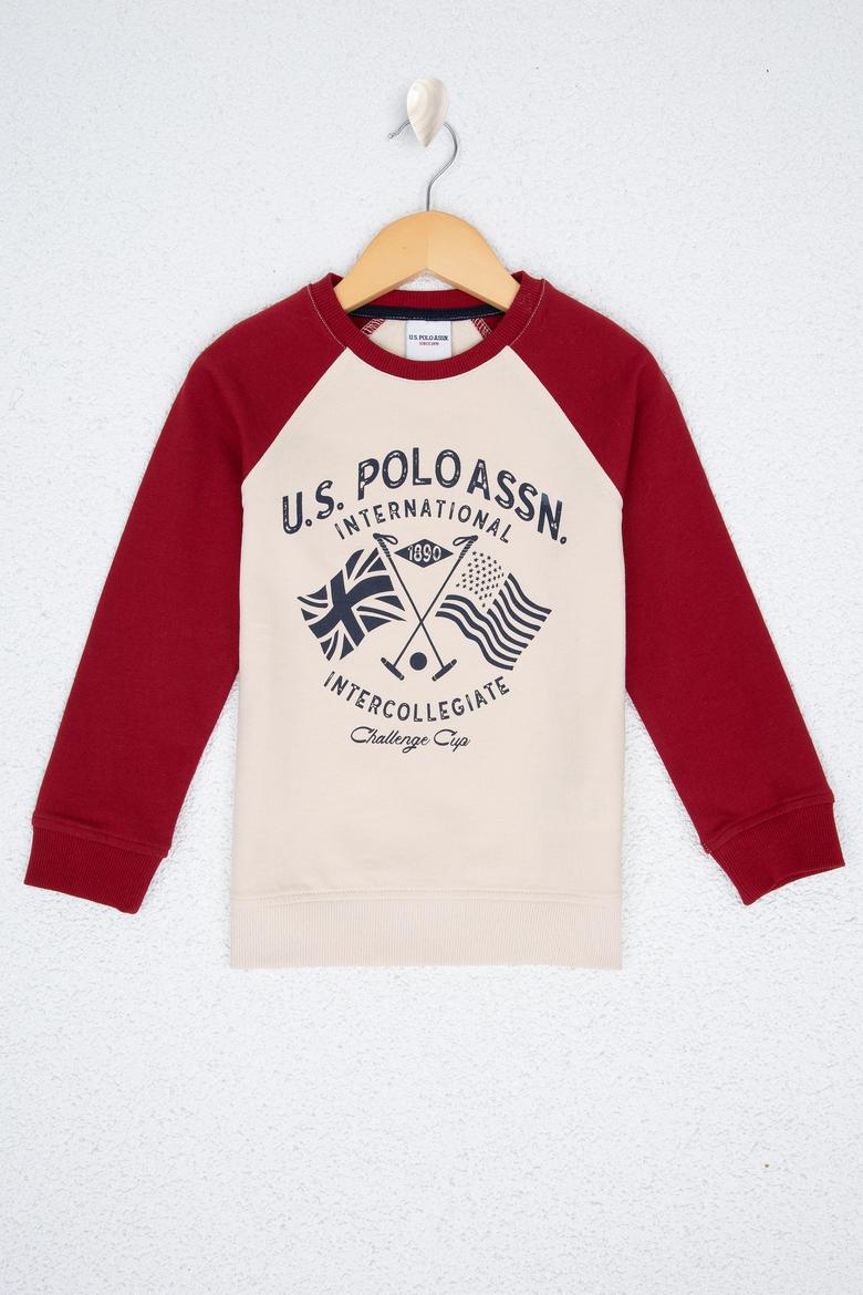 Çocuk Kırmızı Sweatshirt