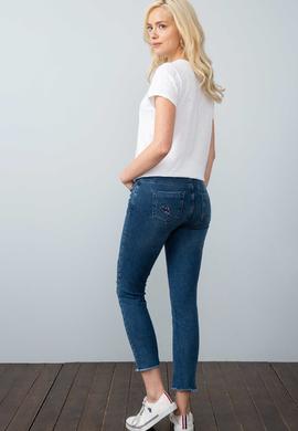 Kadın Mavi Denim Pantolon - 50200766001