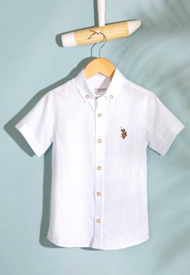 Erkek Çocuk Beyaz Gömlek Kısakol - 50204637001