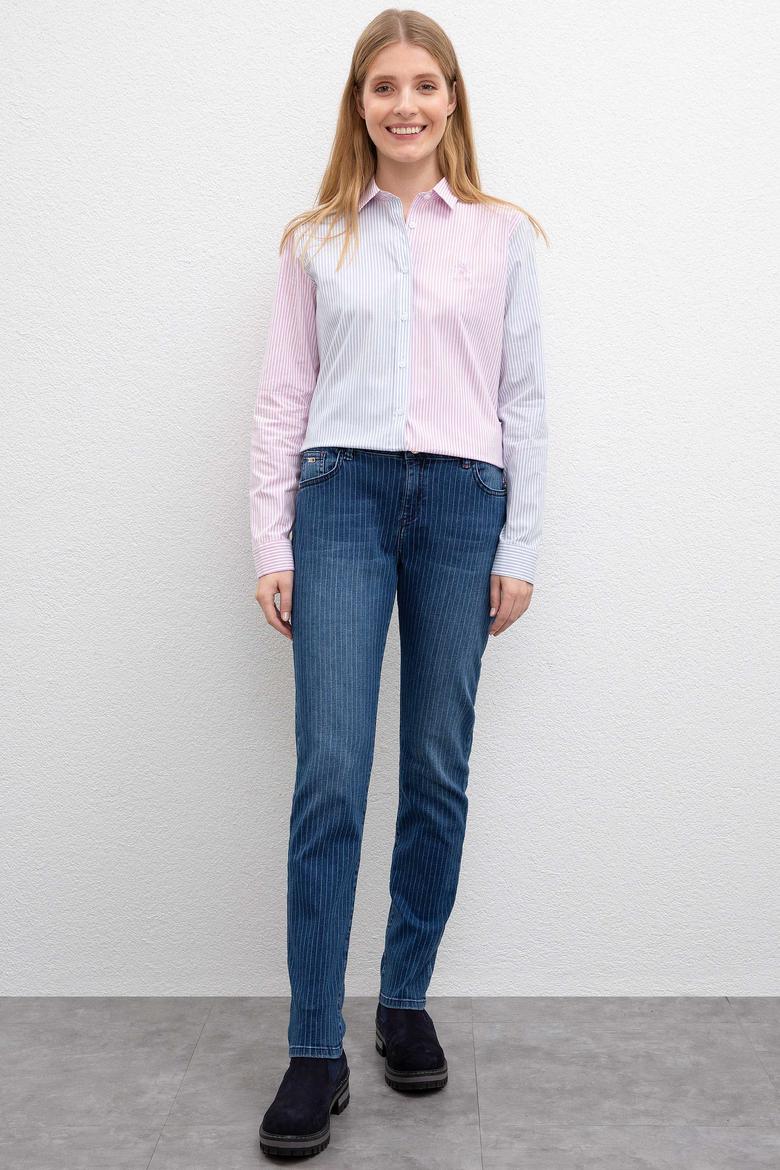 Kadın Mavi Denim Pantolon