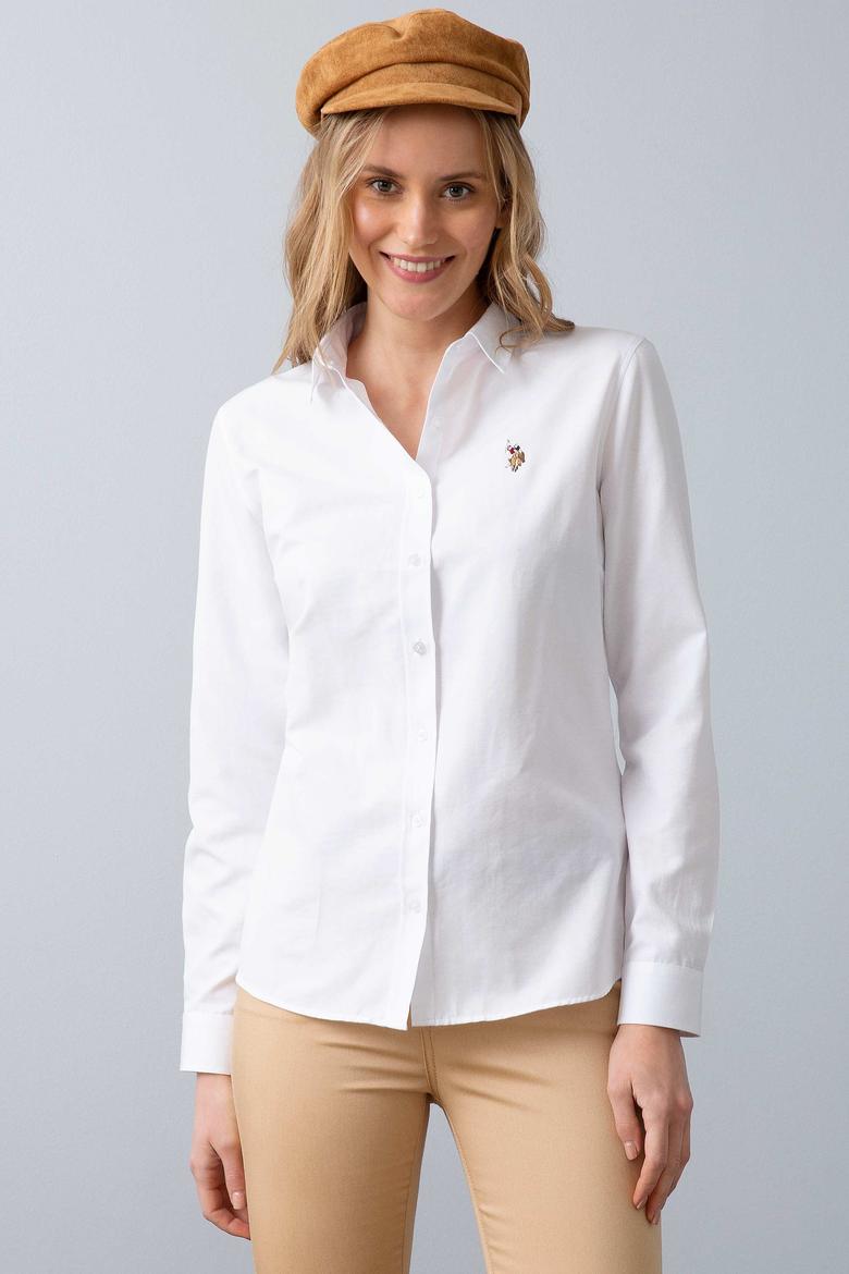 Beyaz Gömlek Uzunkol Basic - 50192620002