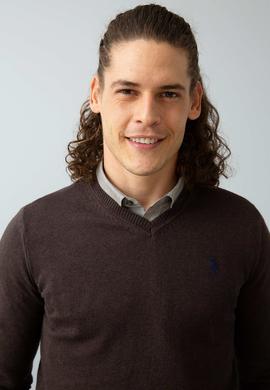 Erkek Kahverengi Triko Kazak Basic - 50192670084