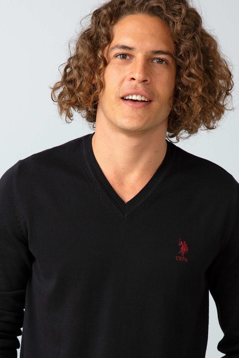 Erkek Siyah Basic Kazak