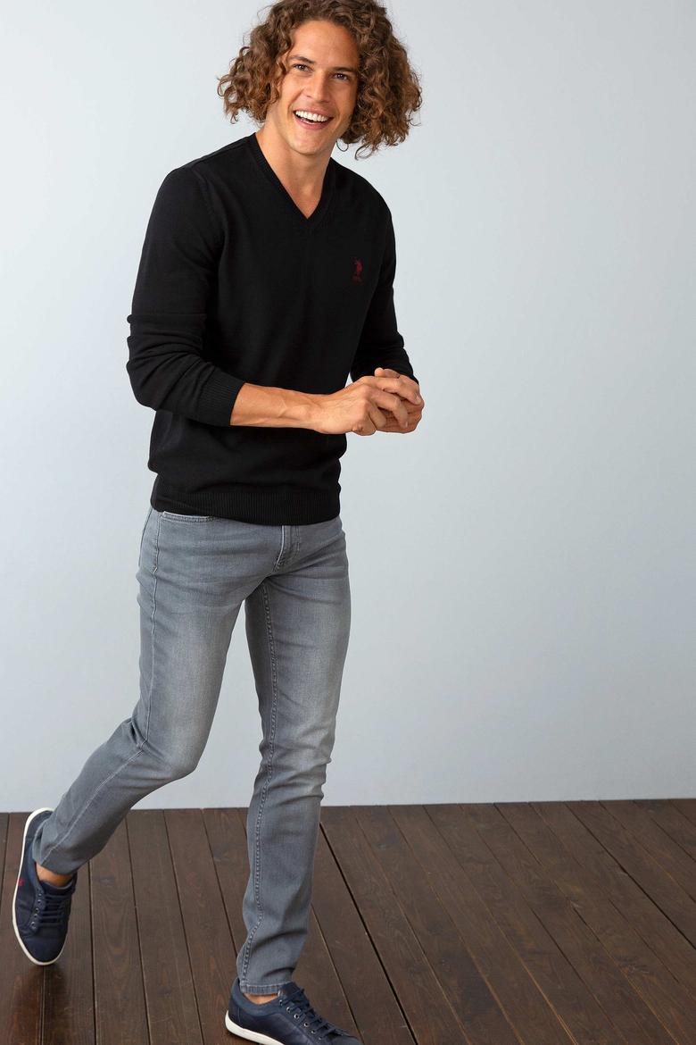 Erkek Siyah Basic Kazak - 50192670022