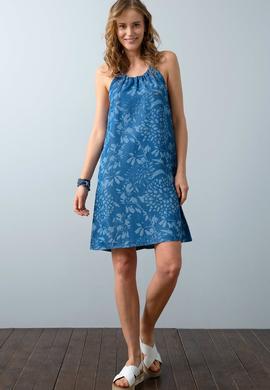 Kadın Mavi Denim Elbise - 50201691005