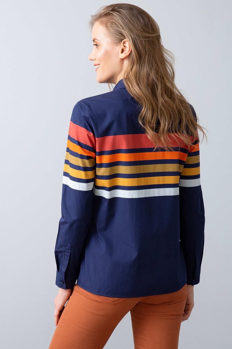 Lacivert Gömlek Uzunkol - 50192817002