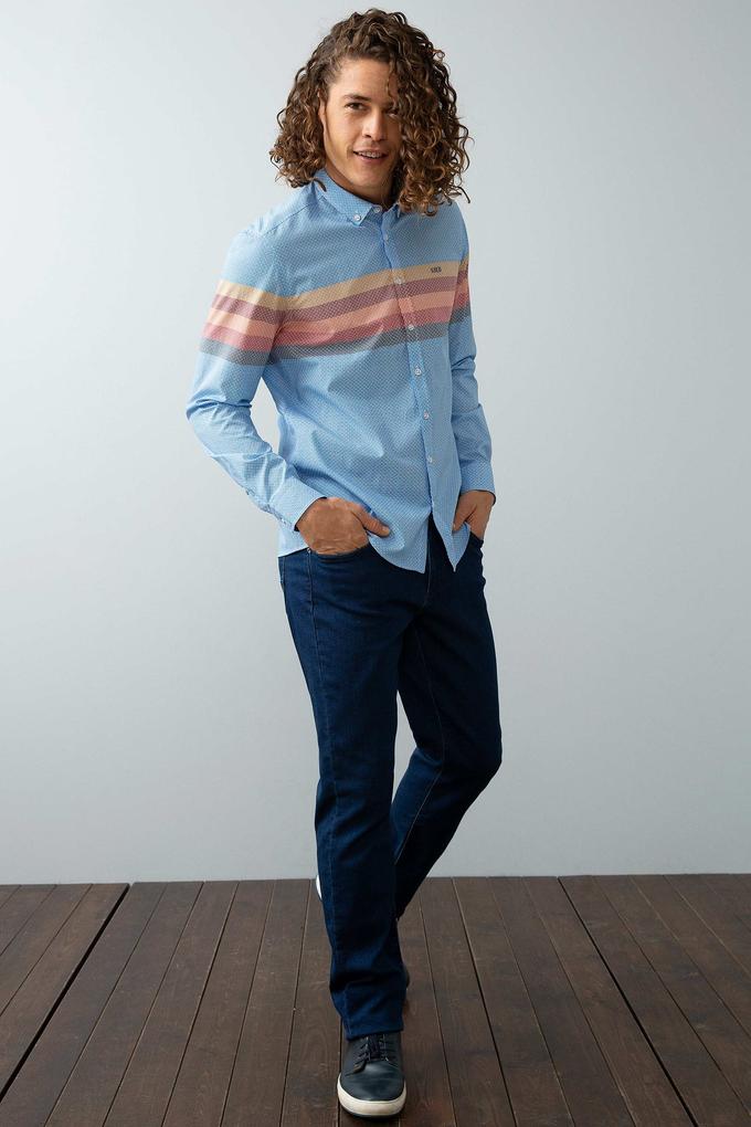 Lacivert Denim Pantolon